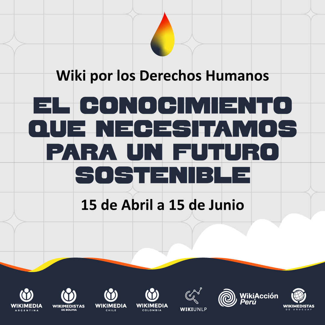 wikimediaco's tweet photo. 🌎#Hoy es el #DiaDeLaTierra2024. Sumemos esfuerzos, únete a la campaña regional #WikiDDHH.
⬇️ Su objetivo es mejorar el acceso a la información sobre #CambioClimatico, activismo #medioambiental y ecosistemas naturales en los proyectos @Wikimedia
👉https://t.co/AJ6EvxgVGS https://t.co/z7owz4DgX5