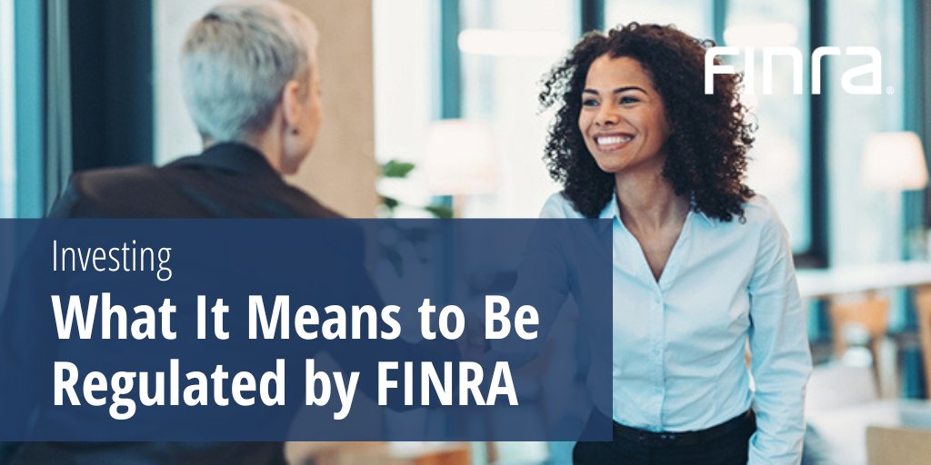 Have you ever wondered who protects investors—and how? If you invest, it can pay to know about @FINRA, the Financial Industry Regulatory Authority. Learn more about what it means to be regulated by us. ▶️ bit.ly/3U7sY25