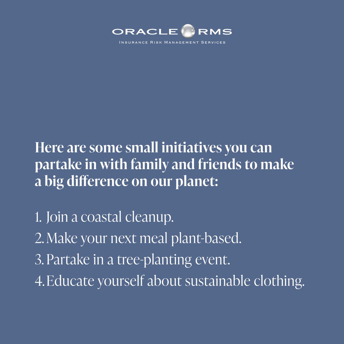 OracleRMS's tweet image. Happy Earth Day!  🌎

Here are some small initiatives you can partake in with family and friends to make a big difference on our planet.