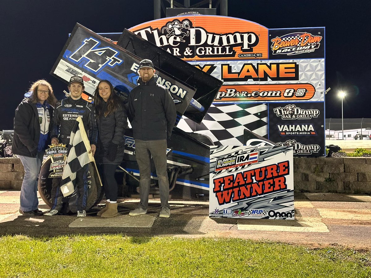 Inside Line Promotions (@_teamilp) on Twitter photo PR: <a href="/estenson_tim/">Tim Estenson</a> Earns First Career IRA Outlaw Sprint Series Win During Season Opener!
Read more at insidelinepromotions.com/news/?i=151196 #TeamILP
SPONSOR SPOTLIGHT: <a href="/EstensonRacing/">Estenson Racing</a> PR: <a href="/estenson_tim/">Tim Estenson</a> Earns First Career IRA Outlaw Sprint Series Win During Season Opener!
Read more at insidelinepromotions.com/news/?i=151196 #TeamILP
SPONSOR SPOTLIGHT: <a href="/EstensonRacing/">Estenson Racing</a>