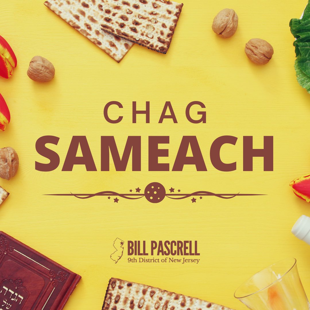 To everyone celebrating in #NJ and across the United States, happy #Passover and Chag Pessach Same'ach!