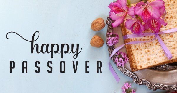 The celebration of Passover begins this evening at sunset through Tuesday, April 30th. Wishing a peaceful & happy Passover to all who are celebrating.