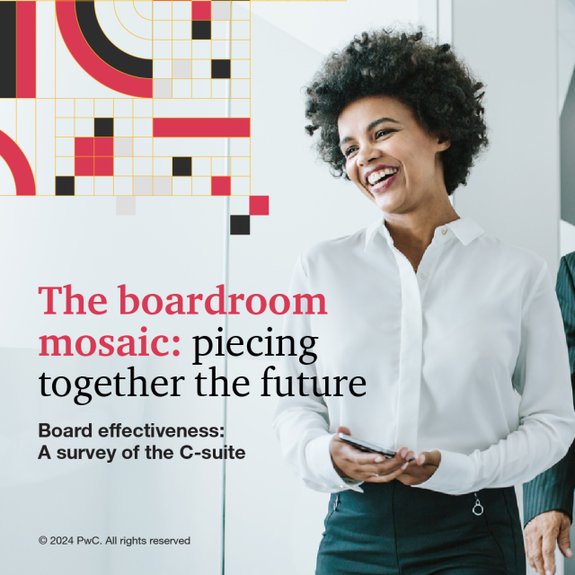 The 2024 Board effectiveness survey reveals significant improvements in management's trust in boards, particularly in areas such as shareholder engagement, value-driven decision-making and guiding companies through times of crisis: pwc.to/3W8LCJq