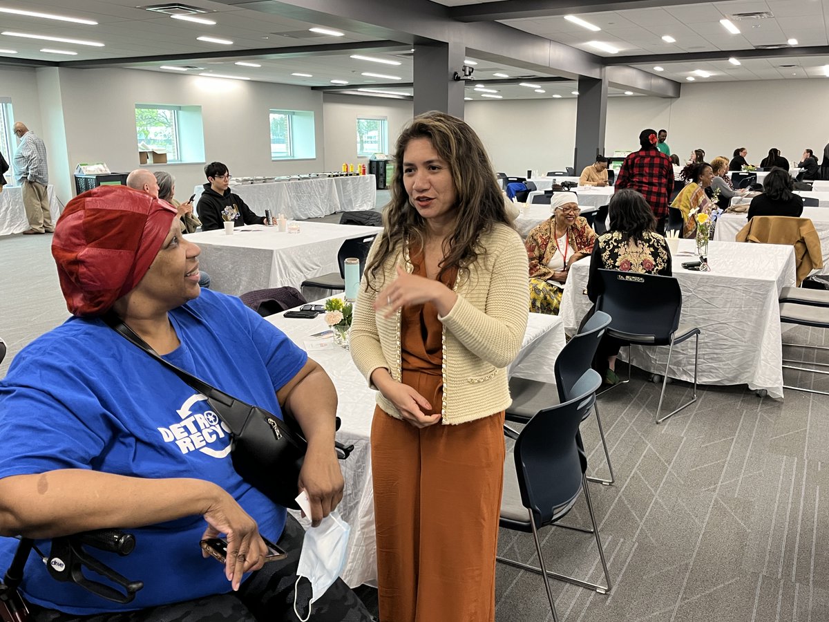 Commissioner Alessandra Carreon spoke over the weekend at detroitgreentaskforce.org's Earth Day Awards event in Detroit. The task force, created by the City Council, works to promote growth of green jobs, improve environmental policy and build a more sustainable city.