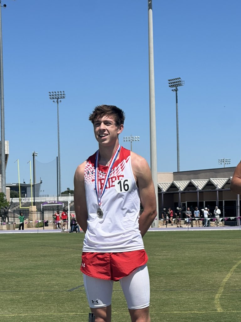 Qualifying for state in the 1600m run, and breaking his own school record with a run of 4:24.42 is THE SAMUEL BRYAN!!!