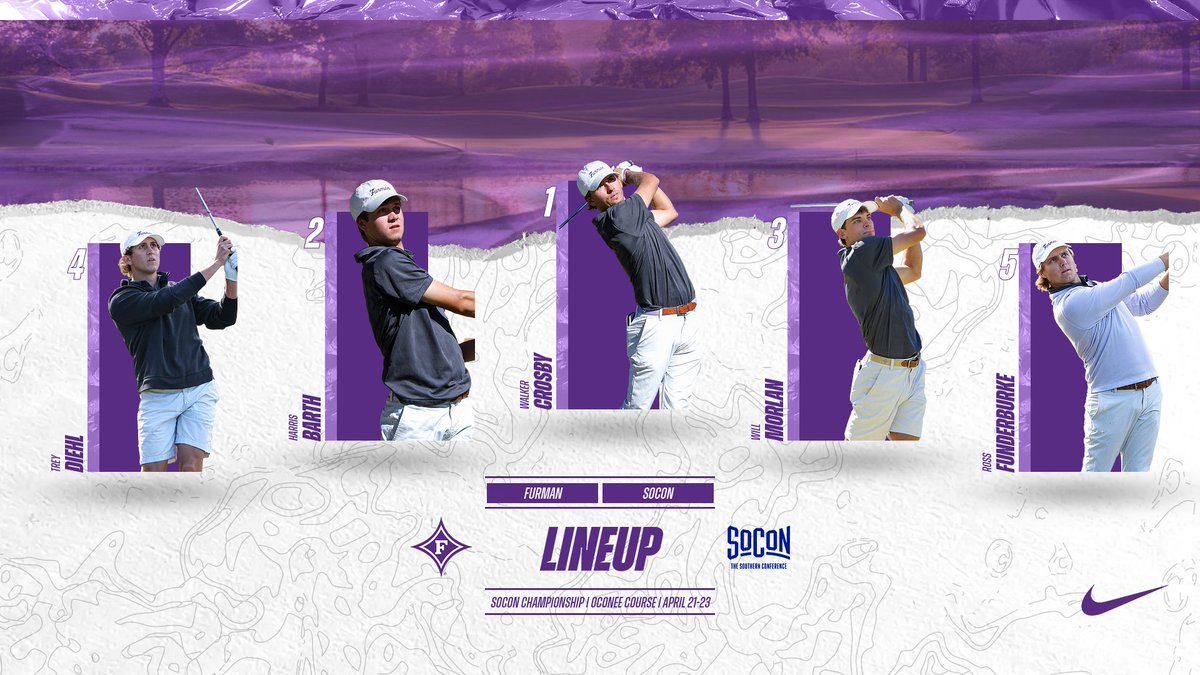 🏆 SoCon Championship ⛳️ Reynolds Plantation – Oconee Course 📍 Greensboro, Ga. ⌚️ 8:05 a.m. 📊 bit.ly/4aEACrD