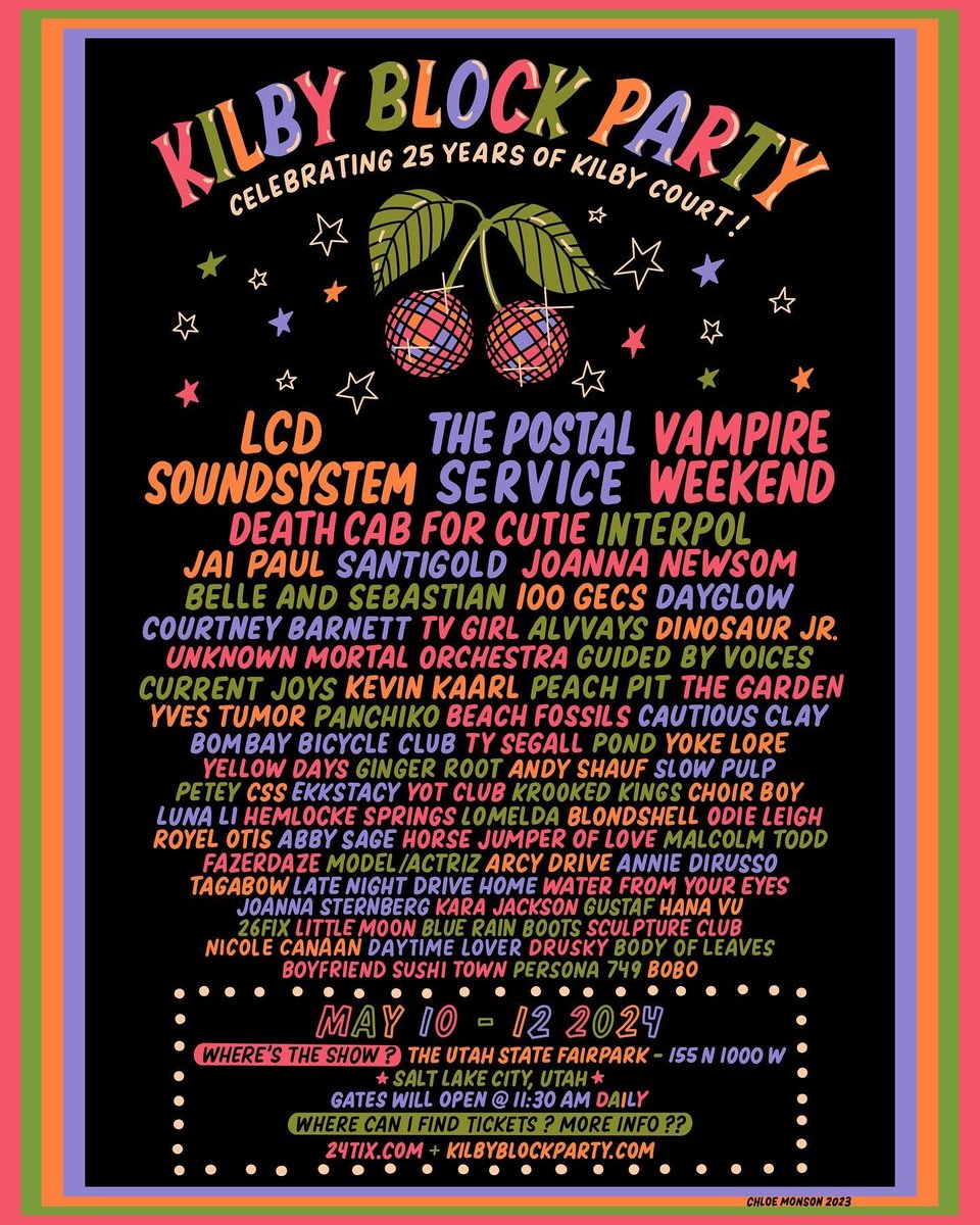 MusicFestivalWizard (@festivalwizards) on Twitter photo It's getting close to <a href="/kilbyblockparty/">Kilby Block Party</a> time and we can't wait! Utah, here we come!
👀 Looking forward to seeing #lcdsoundsystem #thepostalservice #deathcabforcutie #vampireweekend and so many more! It's getting close to <a href="/kilbyblockparty/">Kilby Block Party</a> time and we can't wait! Utah, here we come!
👀 Looking forward to seeing #lcdsoundsystem #thepostalservice #deathcabforcutie #vampireweekend and so many more!