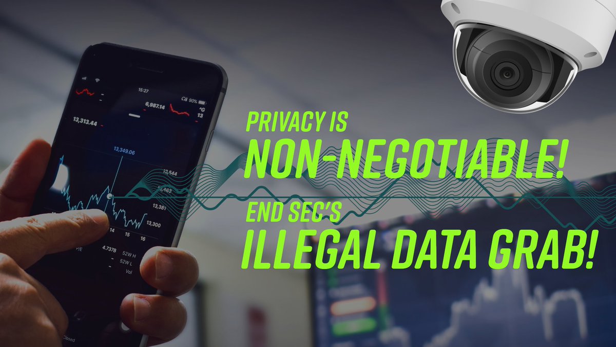 Privacy is non-negotiable! 🔒 The SEC's CAT program is crossing the line, trampling all over Americans' privacy rights in the stock market realm. Our lawsuit isn't just a legal battle against the #AdministrativeState—it's a stand for our fundamental freedoms. Read more about