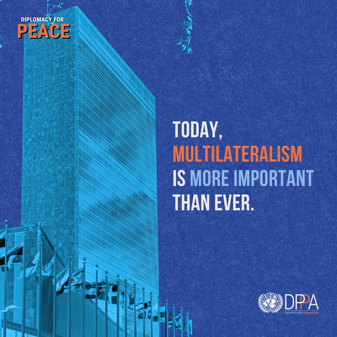 Tomorrow, we commemorate the International Day for Multilateralism and Diplomacy for Peace, a moment to honor the principles of the @UN Charter.  Learn more: un.org/en/observances… #MultilateralismDay #DiplomacyDay