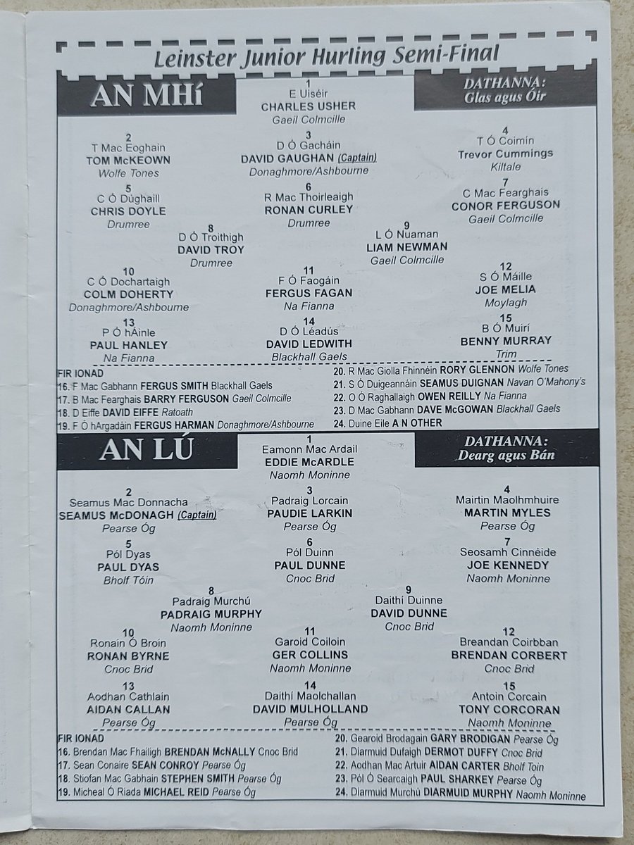 Dublin GAA Programme Collector tweet media