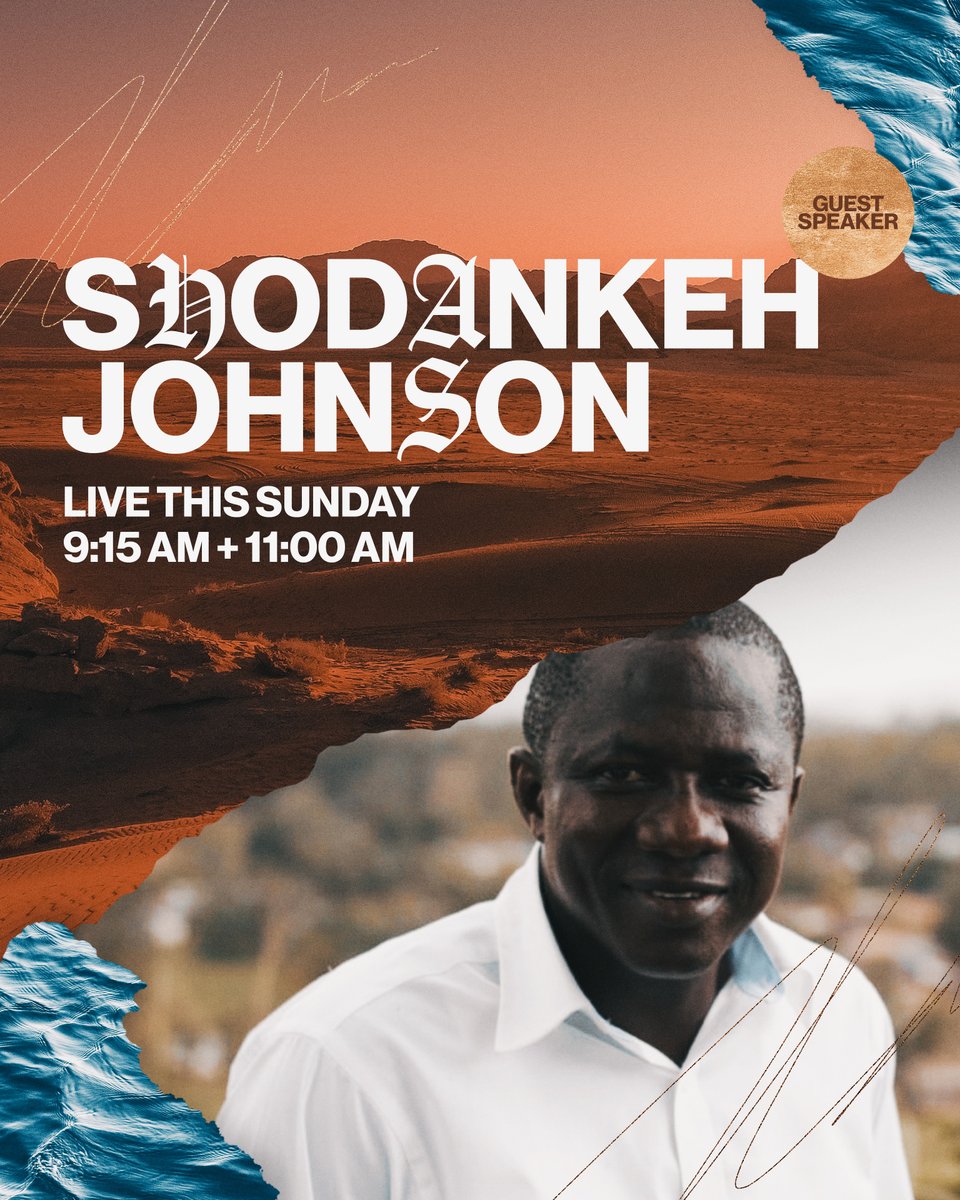 We are excited to welcome a special guest speaker, Shodankeh Johnson on April 28th!
