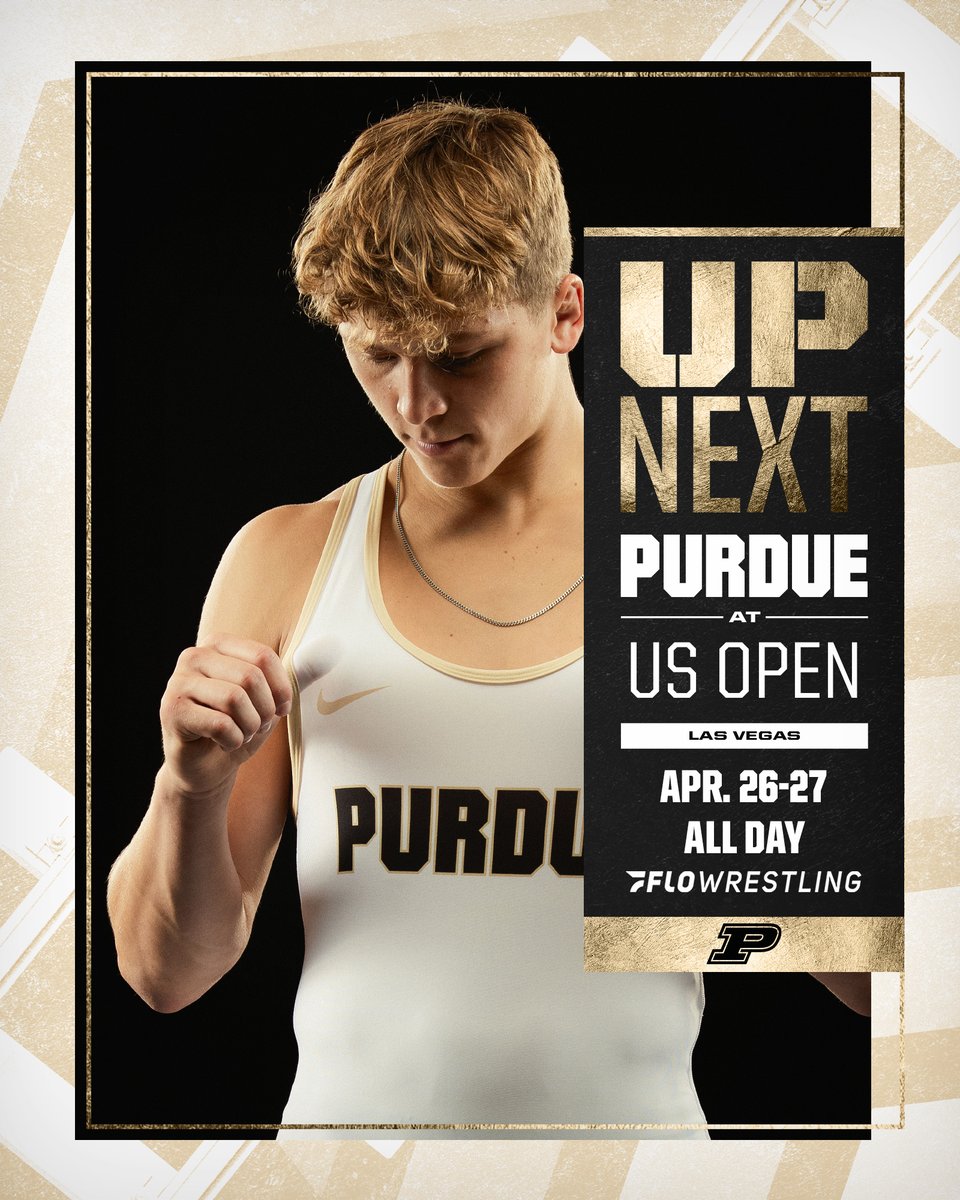 Let freestyle szn begin! 🤼‍♂️ | US Open 📅 | April 26-27 📍 | Las Vegas, Nev. 💻 | @FloWrestling #BoilerUp🚂 | #AlwaysAggressive