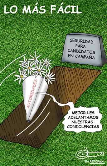 Lo más fácil... Cartón de @obititlan en @Reforma