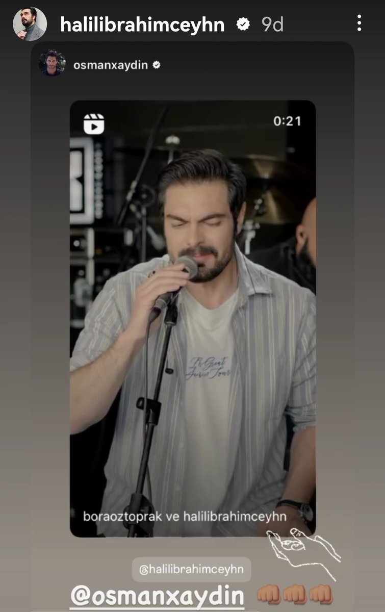 *Halil İbrahim Ceyhan* Instagram Stori Paylaşımı 🎶 #HalilİbrahimCeyhan @halilibrahimin