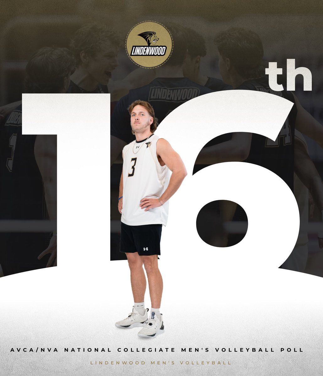 The @lindenwoodMVB 🦁🏐 team comes in at No. 1️⃣6️⃣ in the latest AVCA/NVA Men’s Volleyball Poll

📕 | tinyurl.com/4cbr3x6y

#NewLevel