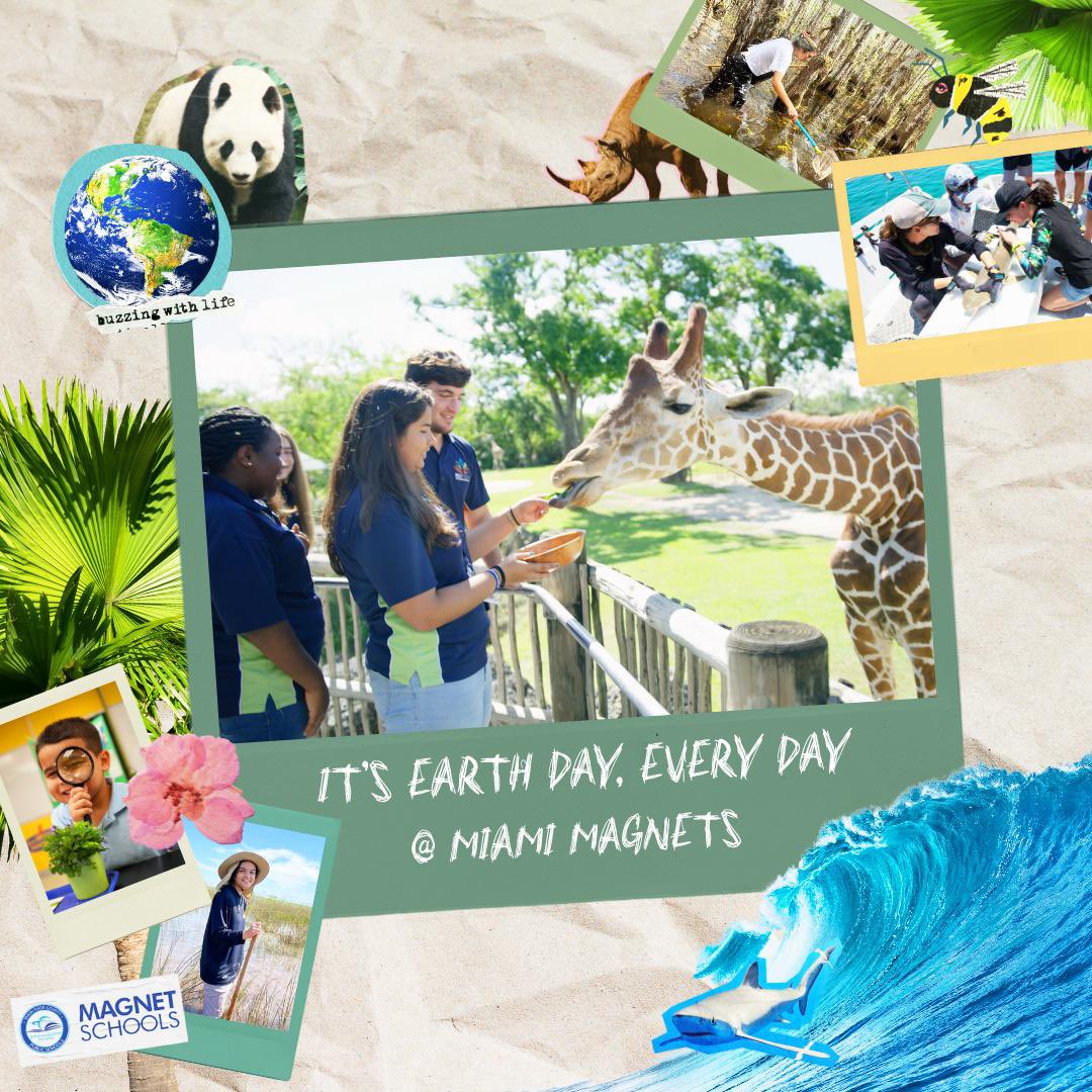 From exploring local ecosystems to implementing sustainability initiatives, it’s Earth Day every day at @miamimagnets. We’re proud of our students’ commitment to working together to protect and cherish our beautiful planet. #YourBestChoiceMDCPS