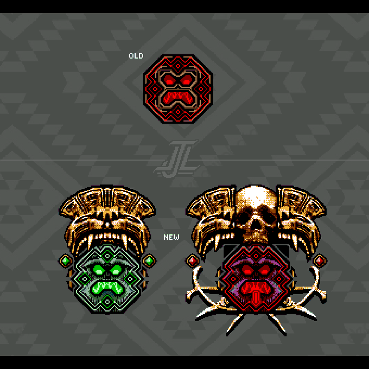 More progress.

Been having fun with this, it's crazy to see the difference between the new and old versions.

Same vibe of the old game, but with the fidelity it deserves.

Should be fun to animate.