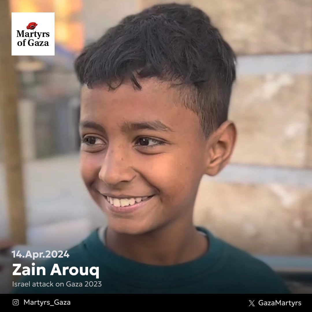“It is a time of death, where nothing prevails but death. If you don't die in Gaza from bombs, missiles, and shells, death will find its way to you through what is supposed to save your life” Zain, the beautiful and polite child, loved his school, his classmates, and his family.