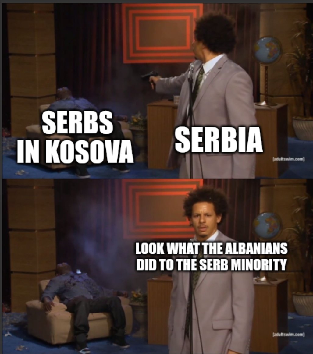 Serbia with vucic on the top
