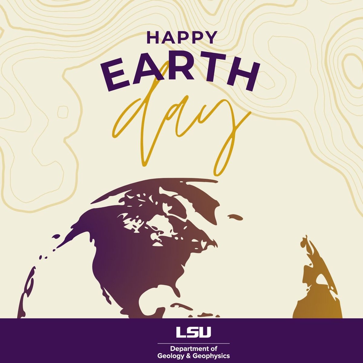🌎Today #LSUGG celebrates all the geoscience contributions made to help us learn more about the way our planet works. ✨What #geoscience lessons and explorations are you grateful for today? #EarthDay2024 #GeauxGeology