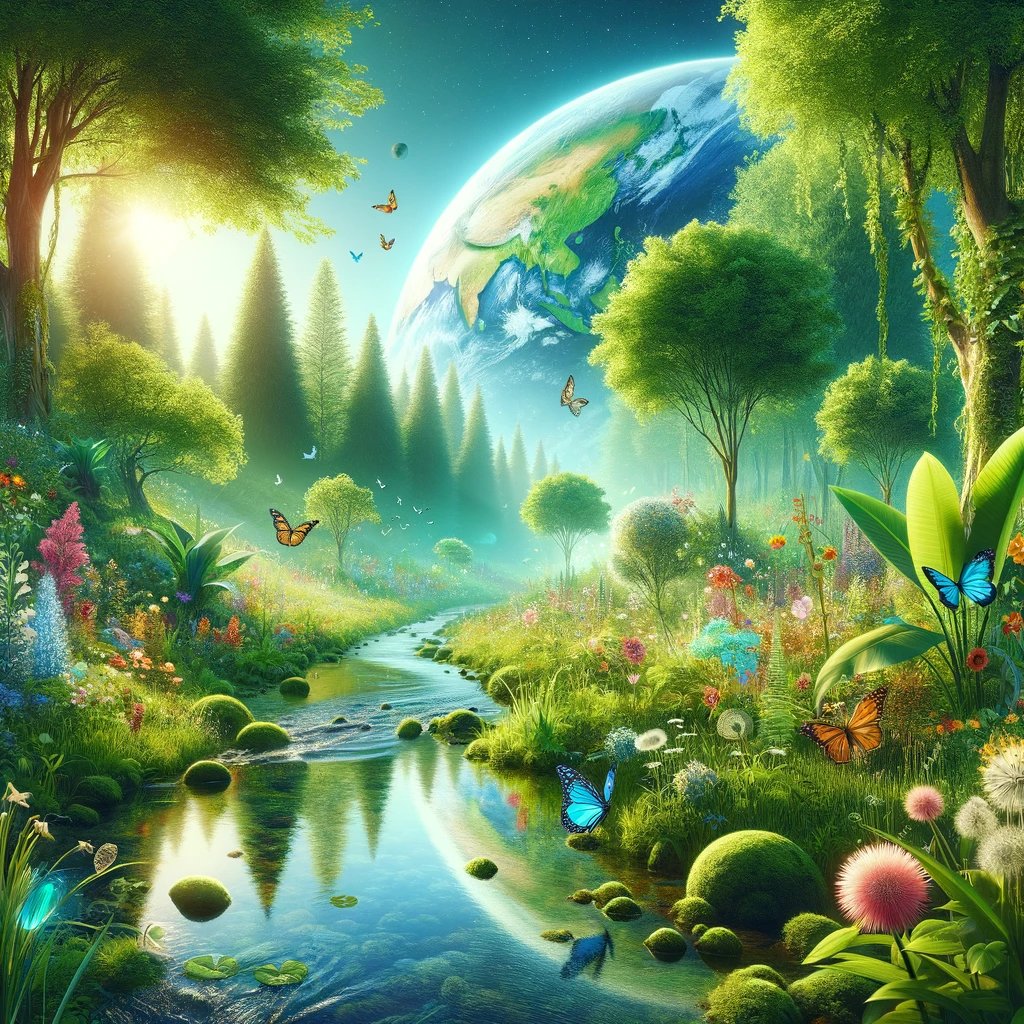 @QuantumFekT 'Happy Earth Day! Today, let's celebrate our beautiful planet by embracing the magic of nature around us. As we nurture the Earth, we rejuvenate our spirits and sow peace and harmony. May we all flourish in unity with our world. ✨🌍☮️🕊️🌸 #EarthDay #HarmonyWithNature