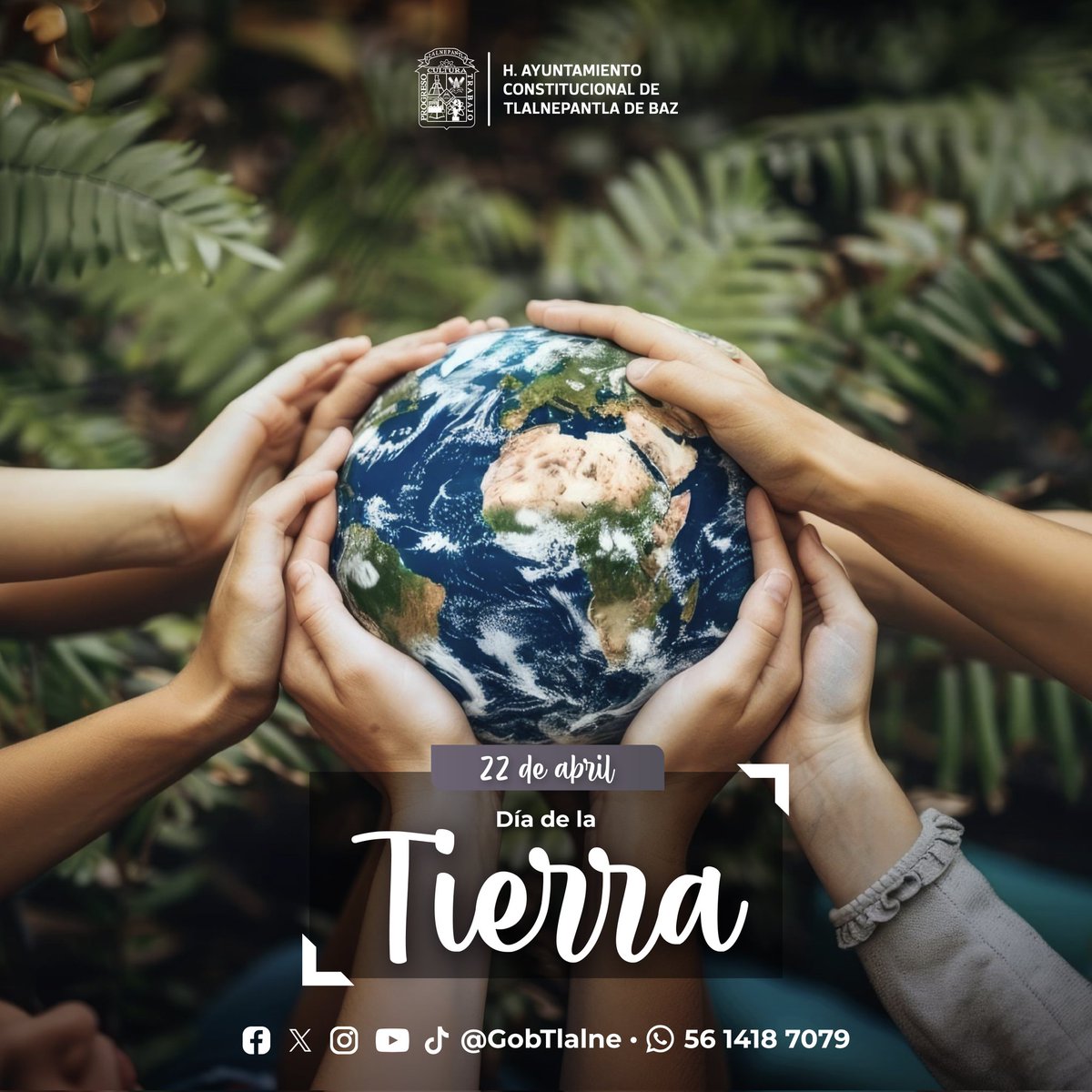 El #DíaDeLaTierra se conmemora con el objetivo de generar conciencia acerca de los problemas de la superpoblación, la contaminación y la importancia de la conservación de la biodiversidad. #Tlalnepantla