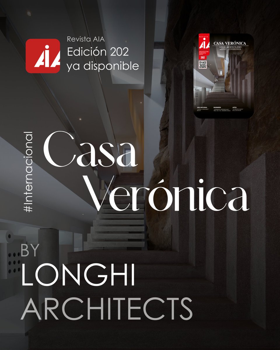 RevistaAIA's tweet photo. ¡Descubre el fascinante mundo de la arquitectura con la edición N° 202 de la Revista AIA! 🏡✨ ¡Sumérgete en la magia de "CASA VERÓNICA" y conoce cómo fusiona lo artificial con lo natural! 🌿🏠 ¡Haz clic para explorar más! ➡ https://t.co/XQixHlcdHV https://t.co/2zGaVB8siZ