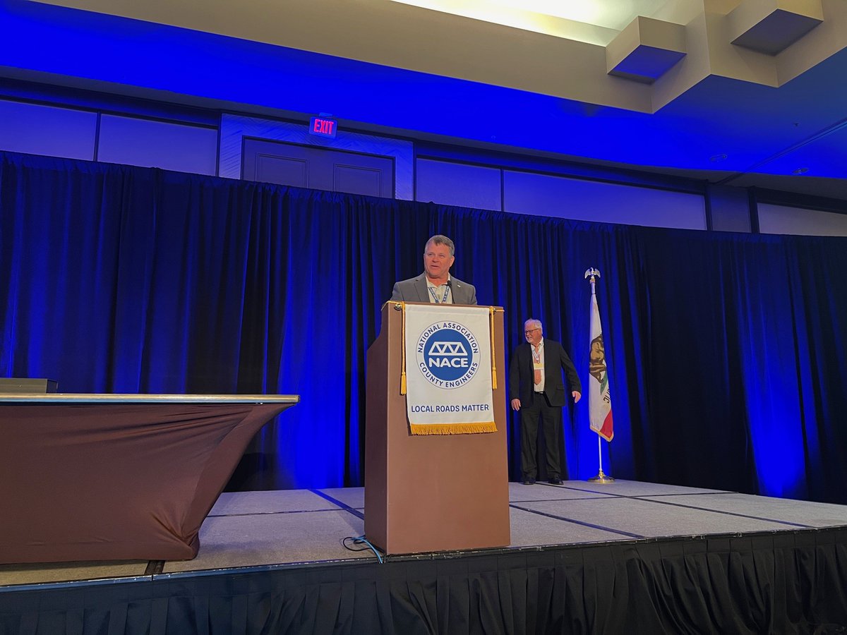GeneseeCountyNY's tweet photo. 🌟 Timothy J. Hens, P.E., Genesee County Highway Superintendent, has been honored as Rural Engineer of the Year by the National Association of County Engineers! 🏆#CountyEngineers #PublicWorks #CommunityImpact #RuralEngineerOfTheYear #GeneseeCounty #NACE24 https://t.co/JML1jtv6ky