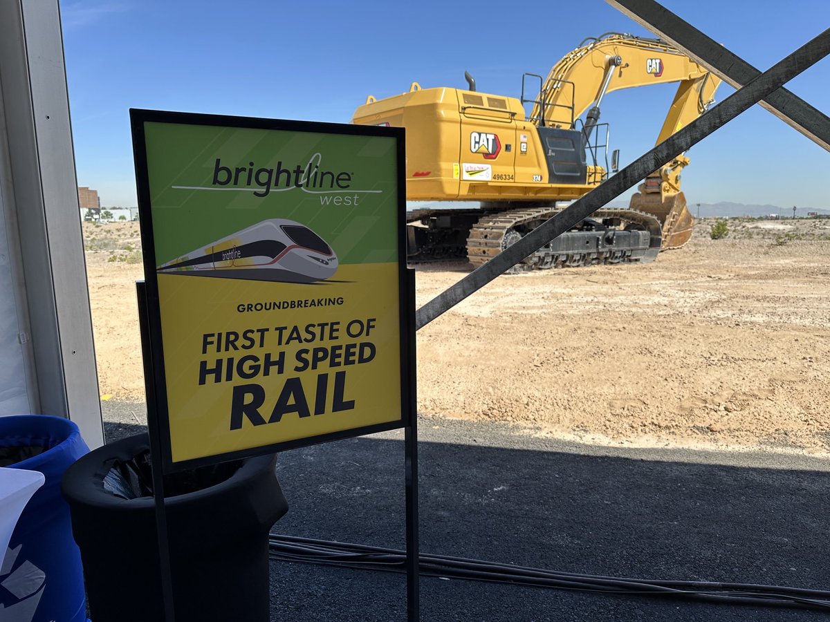 High-speed rail system from Southern California to Las Vegas breaks ground