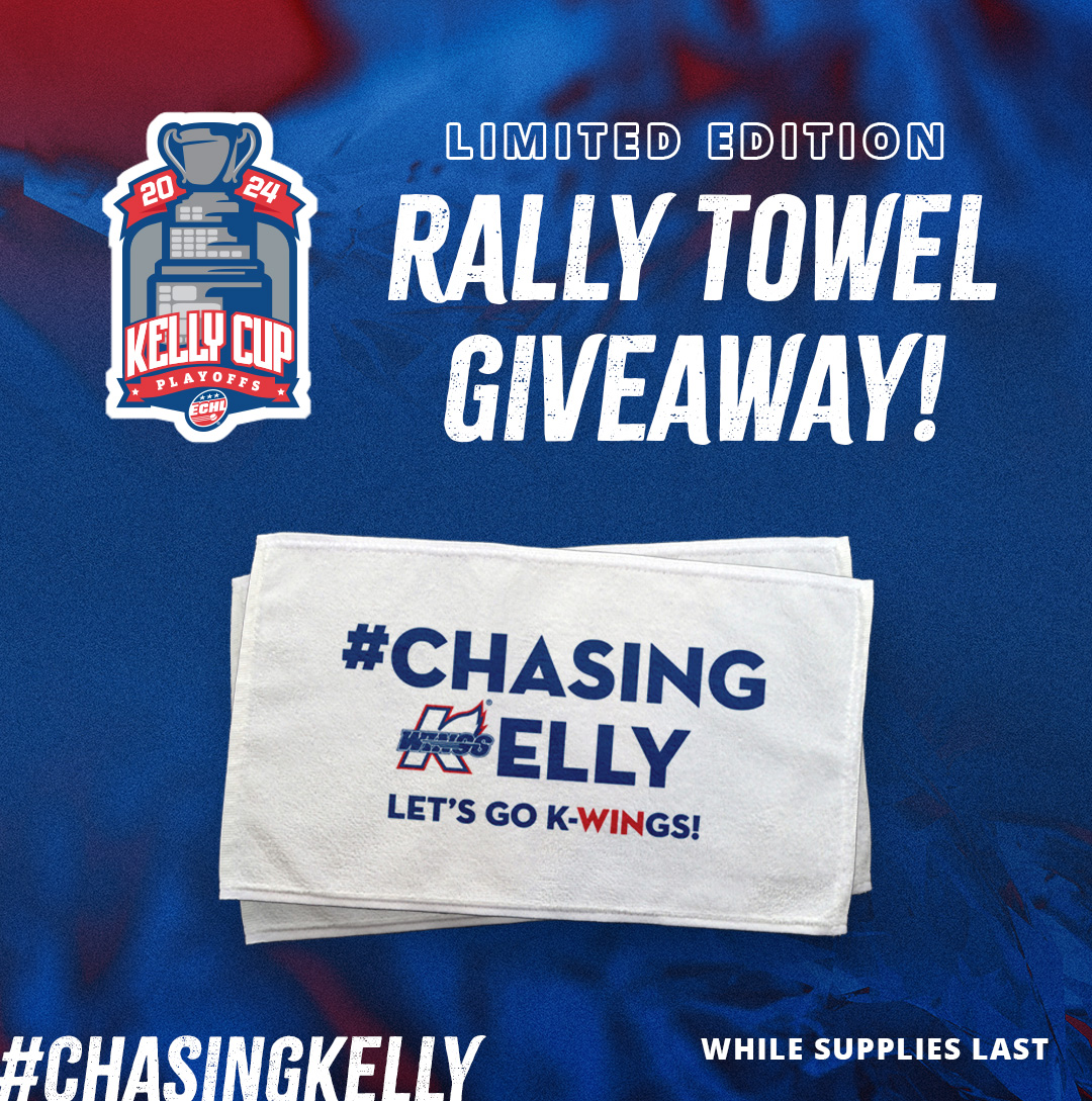 KalamazooWings's tweet photo. 🗣 HOME TO RALLY, AND WE NEED YOU, KALAMAZOO!

Join us, for the ✌️ biggest games of the season thus far (Wed. &amp; Fri), and receive a limited edition K-Wings Rally Towel!

🎟👉 https://t.co/Bblc0CphvW
#ChasingKelly #ignitetheflight https://t.co/TOBD5PonkI