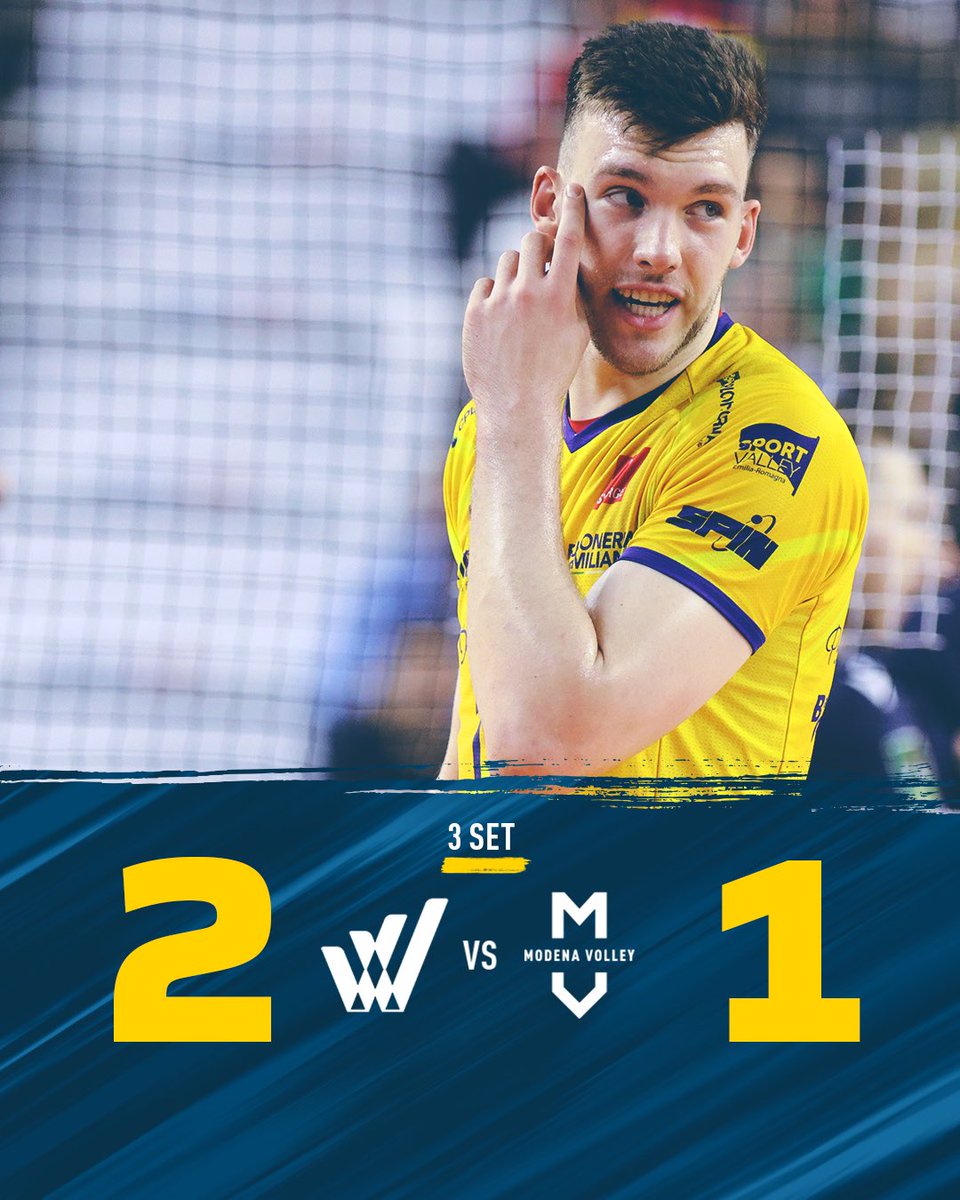 modenavolley's tweet photo. Verona 23 - Modena 25
#modenavolley #since1966 #VeronaModena https://t.co/Nw2B4pEVqJ