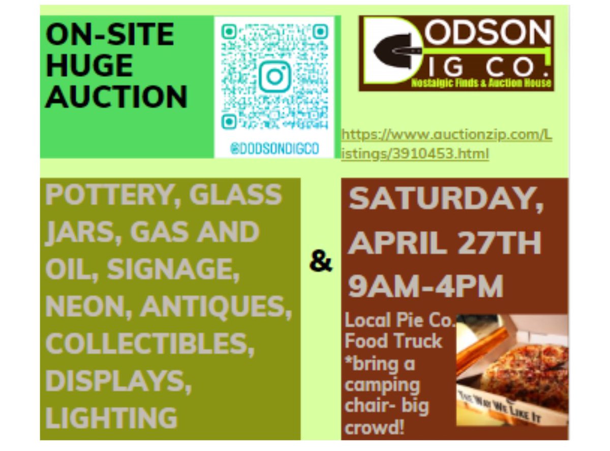 Dodson_Dig_Co's tweet photo. Live auction on Saturday! https://t.co/iAG5Qq3Bdq