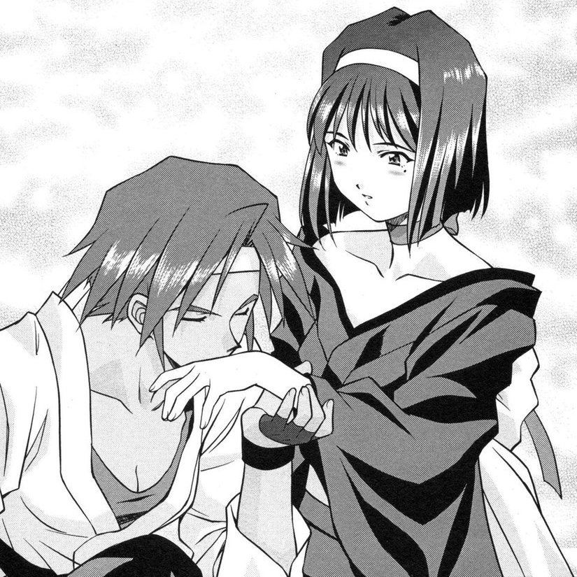 DailyKannaPics's tweet photo. Happy Lesbian Visibility Week to Kanna and Sumire🏳️‍🌈 https://t.co/hFgHlLSjM5
