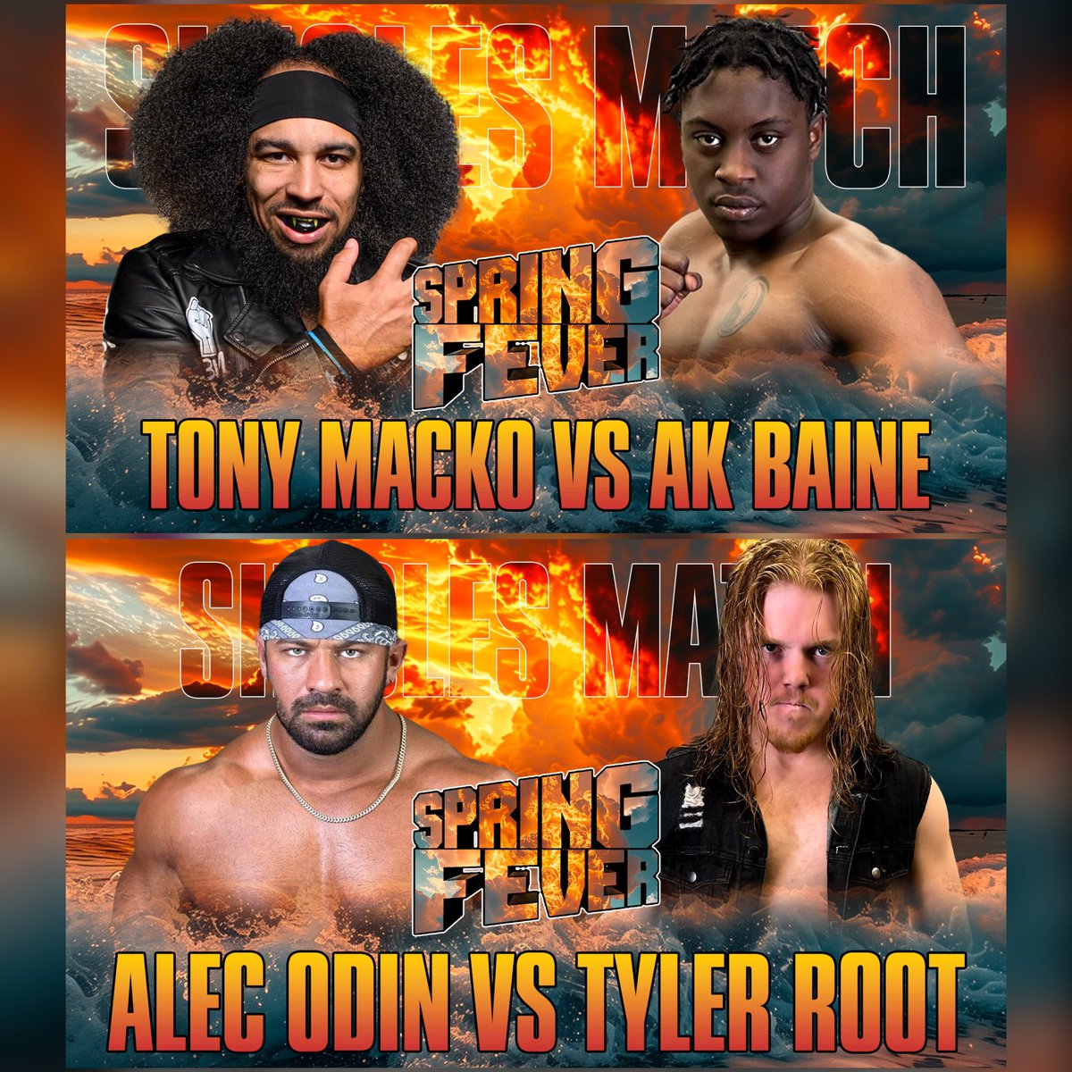 The rising stars of #MCWProWrestling take center stage THIS SATURDAY NIGHT in Ridgely, #Maryland for Night 4️⃣ of the 2024 #MCWSpringFever Tour‼️ @TonyMCM100 🆚 AK Baine Tyler Root 🆚 @AlecOdin 🎟️ Take advantage of the discounted Family 4️⃣ Pack of tickets to save💰