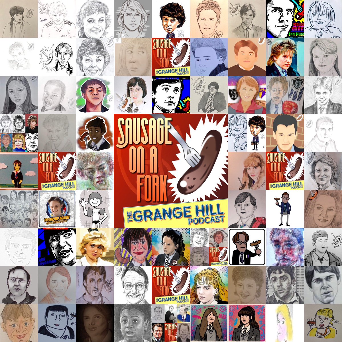 There are now 68 episodes of Sausage On A Fork - The Grange Hill Podcast - available to download. Each episode features an interview with a different former cast member covering all 30 years of the programme and a new episode is published every two weeks.