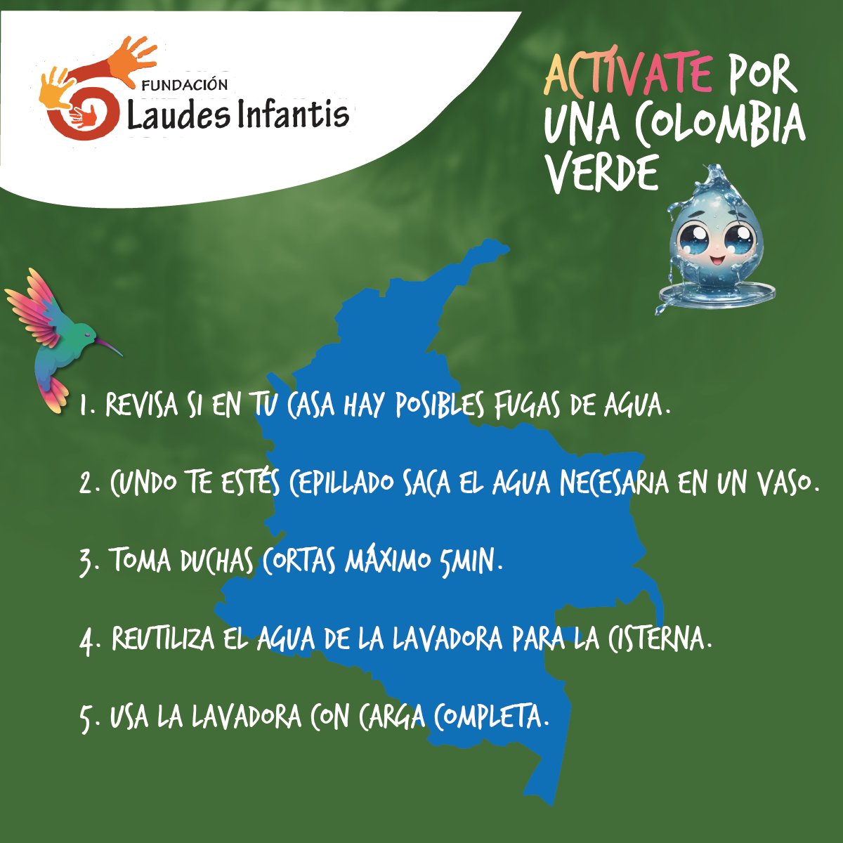 ¿Cómo Contribuyes a el cuidado del Agua? 💧🌎💦

Si estás comprometido con el  cuidado del agua 💚💧💧, comparte  cómo  haces un uso responsable de este valioso recurso 😌, así podremos aprender y trabajar juntos y juntas para enfrentar esta crisis.