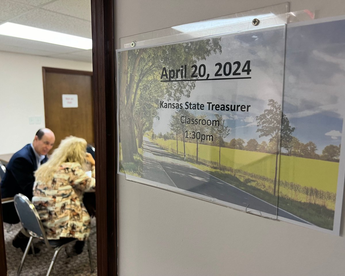 Kansas State Treasurer tweet media