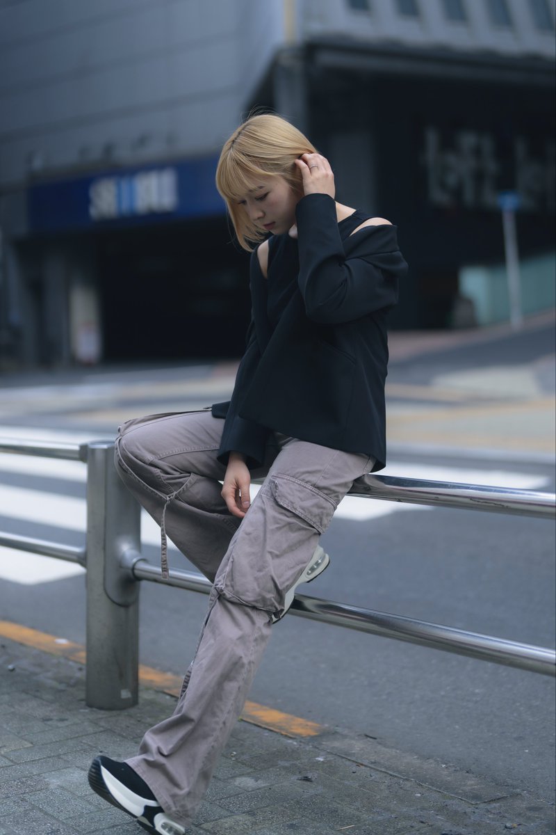 a girl in Shibuya