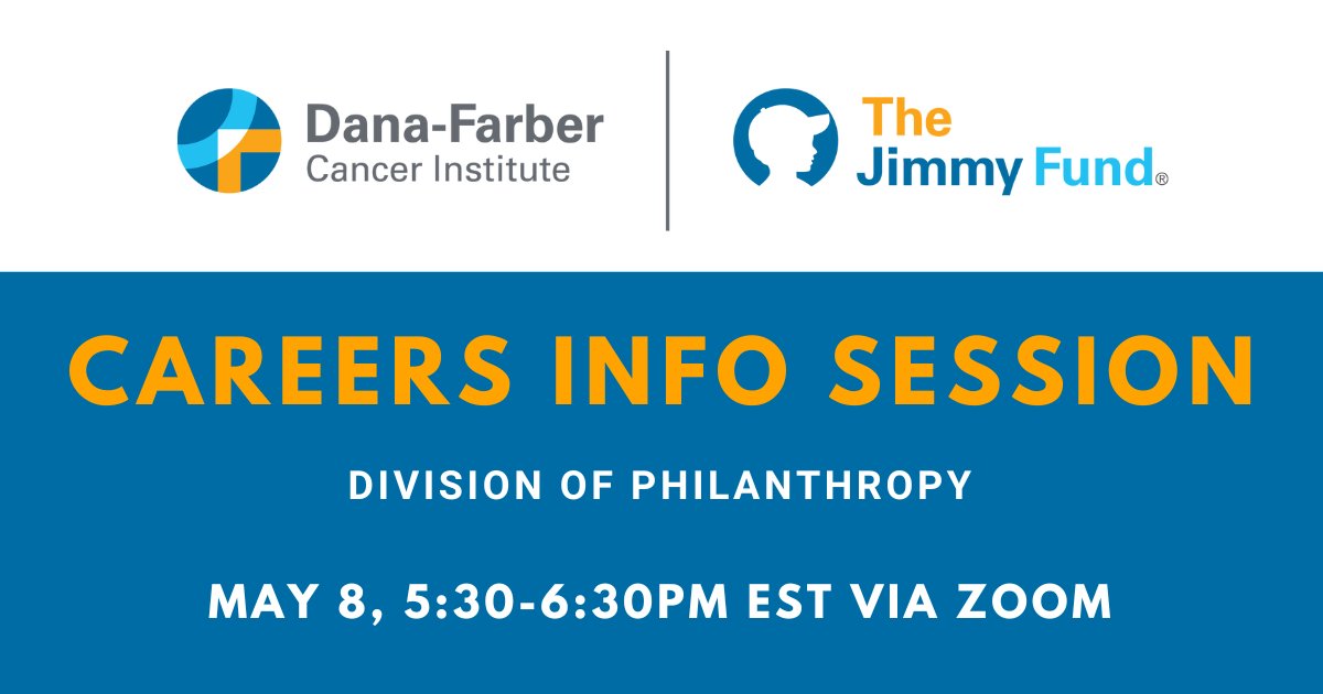 Please join us for a virtual Careers Info Session hosted by our recruiting team on Wednesday, May 8 from 5:30 p.m. to 6:30pm EST! We’ll be covering: - An overview of our teams within the Division of Philanthropy - More information about our culture and mission - Current open…