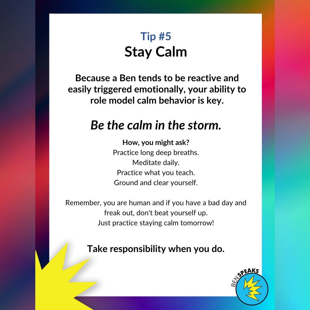 Tip #5 - Stay Calm 😌

Want to Learn all the Tips to Support Your Intuitive, Sensitive, Creative and Highly Empathic Preteen/Teen?

Link 👉 benspeaks.aidaform.com/5tips

#benspeaks #nonprofit #essentialtips #tips #tipsformoms #tipsfordads #tipsforkids #newslettersignup #newsletter