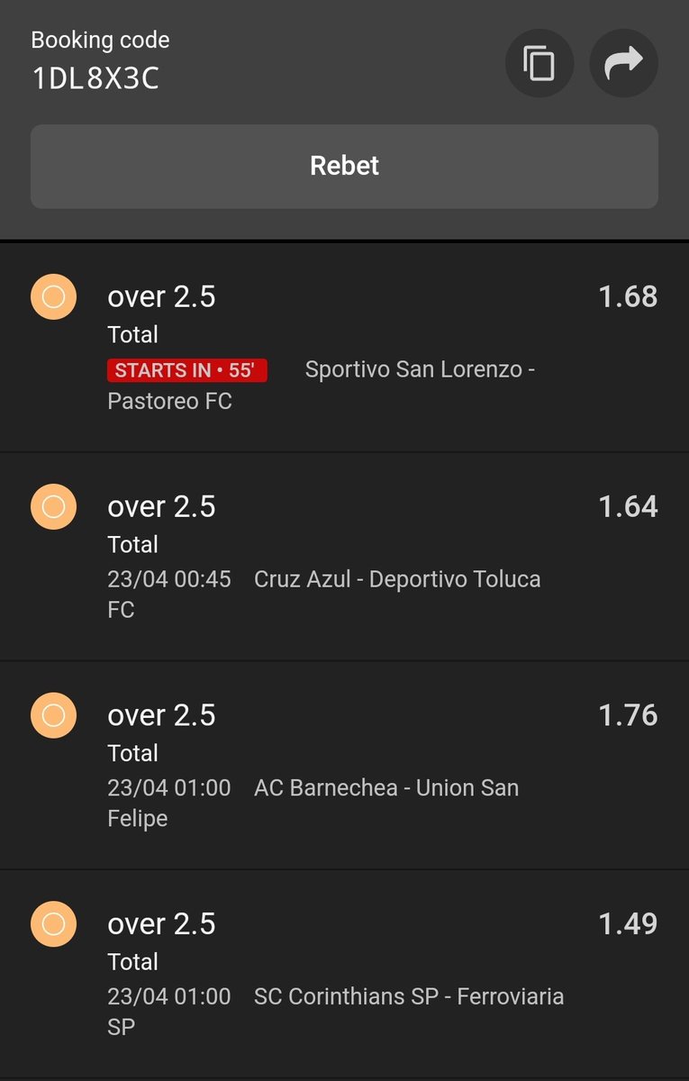 SOCCER FOR BREAKFAST LET'S RECOVER 22 ODDDS ( 7GAMES) 1DL8X3C odibets.com/share/1DL8X3C #ConnectedAfricaSummit2024 #ChampionsLeague #EarthDay2024 #NBAPlayoffs #DeadpoolAndWolverine