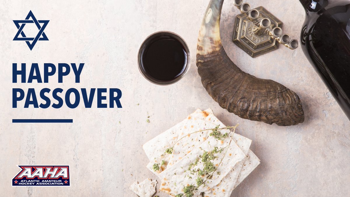 Wishing our families who are celebrating this evening a very happy Passover! #Hockey | #HockeyIsForEveryone | #USAHockey | #AtlanticDistrict