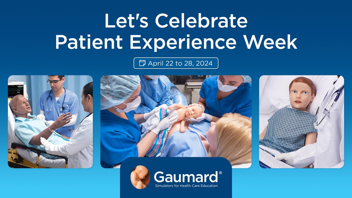 🌟 Patient Experience Week is here! 🏥 Every member of the healthcare team is vital in delivering exceptional patient-centered care. At Gaumard, we offer simulation-based training solutions designed to help enhance providers' patient care and communication skills. #MedEd