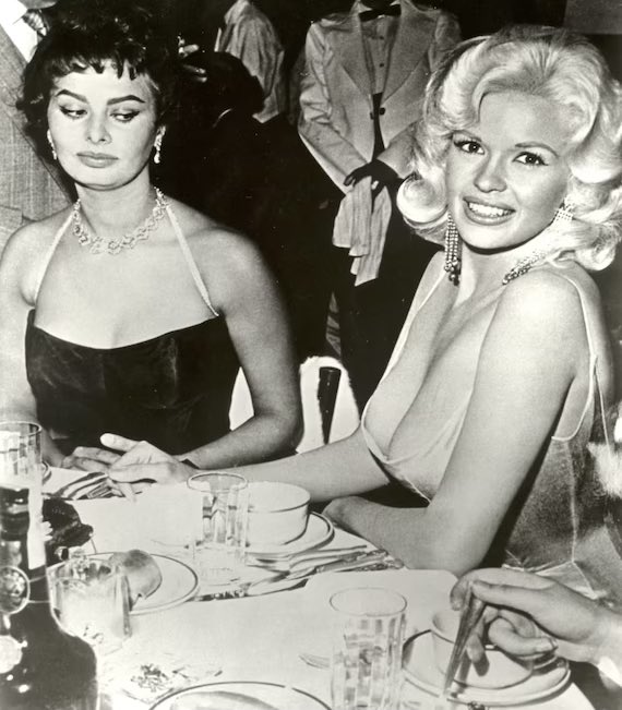 Sophia Loren y Jayne Mansfield