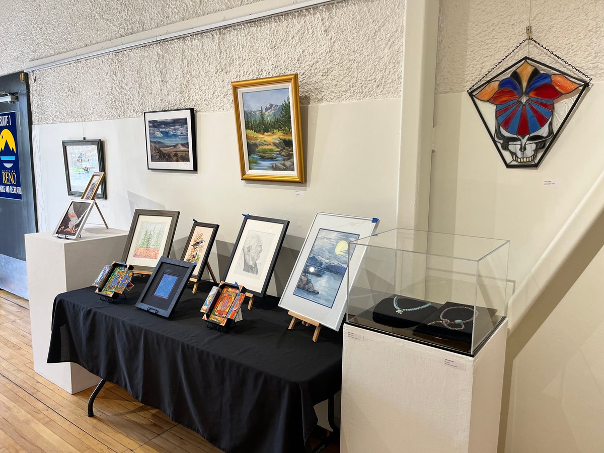 Today kicks off the Senior Art Show! Featuring more than 50 artists & nearly 100 pieces, both McKinley Galleries are filled with art by Reno residents aged 60 or older. Join us for the exhibition reception on Thursday, May 2 from 5-7 PM to celebrate the participating artists!