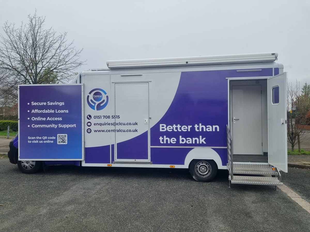 Our mobile office is at The Marian Square Market (L30 5QA) today! 🚍

If you're out and about today say hello 👋 to the team and learn more about the credit union. The team will be here until 2pm. 

#creditunion #mobileoffice