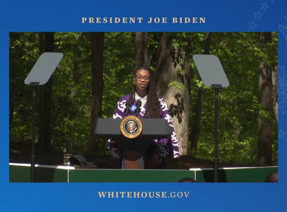 Thanks to Za'Nyia for joining <a href="/POTUS/">President Donald J. Trump</a> at today's launch event and for sharing your <a href="/AmeriCorps/">AmeriCorps</a> story about improving public transit with <a href="/DetroitTransit/">Transportation Riders United (TRU)</a>.

We're excited for you to join thousands of young people in the first class of <a href="/ClimateCorpsUS/">American Climate Corps</a>!
