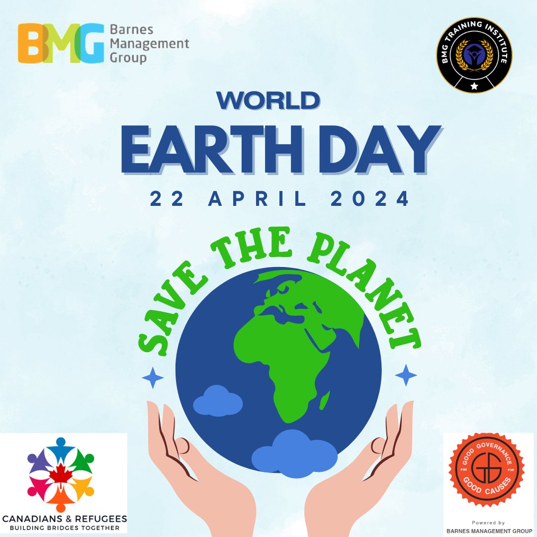🙏🌎 Happy Earth Day, 2024! 🙏🌎 Let us all love our planet by doing more to reduce, reuse, and recycle. Don't forget to take care of our beautiful planet.
#earthday #earth #happyearthday #earthday2024 #consulting #barnesmanagementgroup #consultingservices #management #trainning