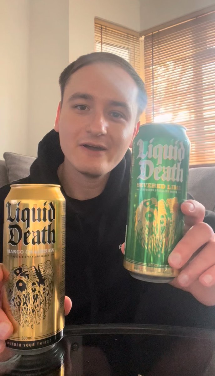 @LiquidDeath REVIEW! youtu.be/C6B8Nx9zHCQ?si… #LiquidDeath #MurderYourThirst #DeathToPlastic