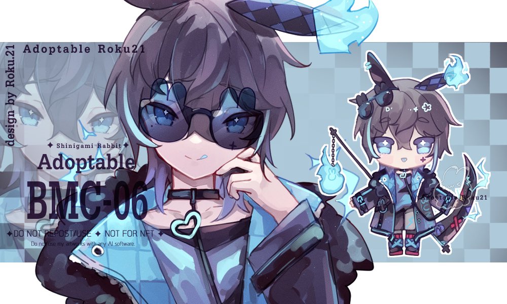 Hello!! If anyone is interested in trading a adopt with me be it Roku_21 or anyothwr artist please dm me!! 

Not looking to sell it only trades!! 

Comes with Comercial use for VTUBER ONLY!!

Looking for Male's be it masc or fem. 
Colors:💜🩷🩵

#Adopts #Adoptables #Anime #Vtuber
